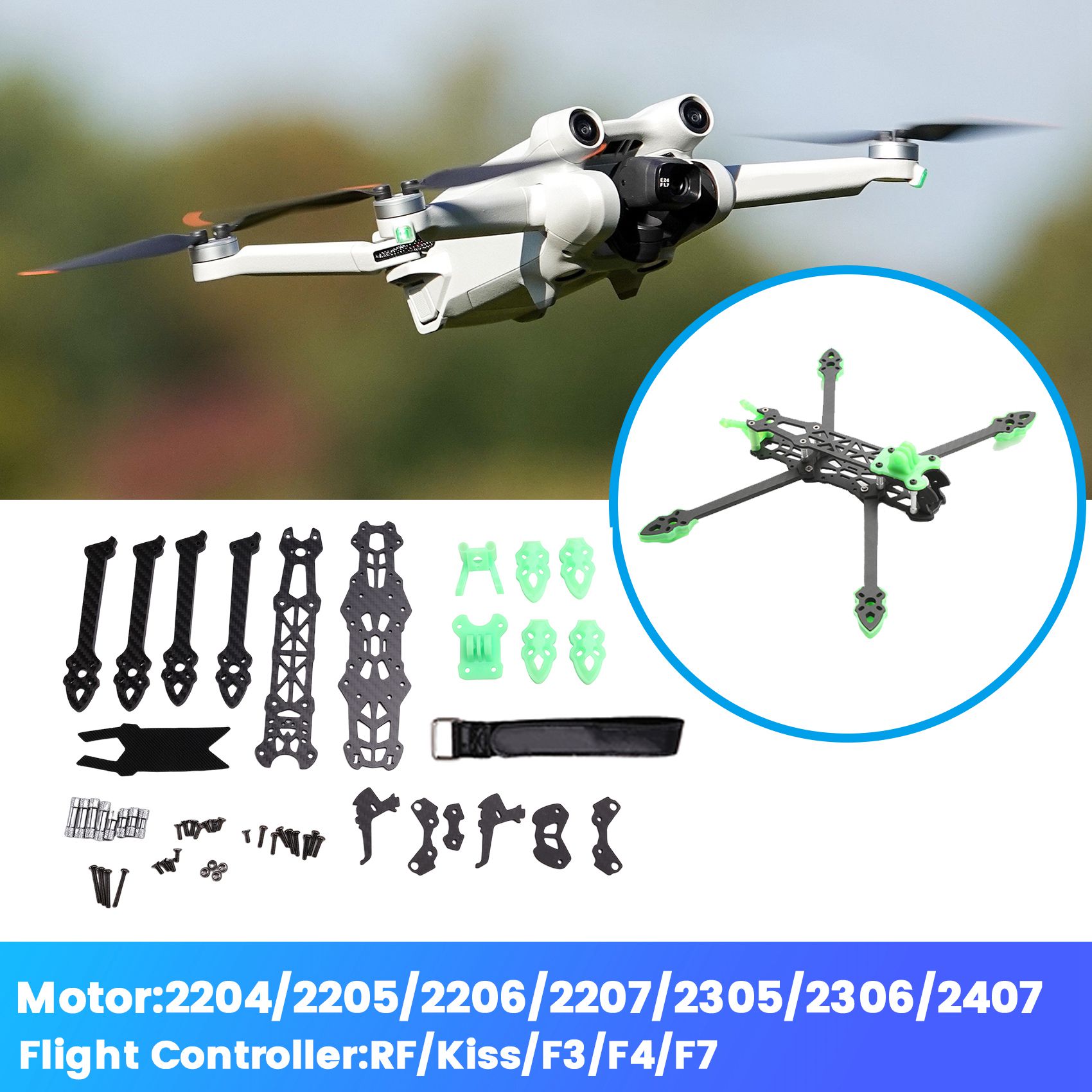 YSUN-MARK4-HD، طراز Mark 4 HD، - مراجعة Drone Racing Frame وسعره